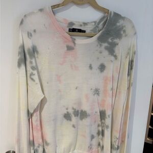 Volcom Cream Toe Dye Sweater